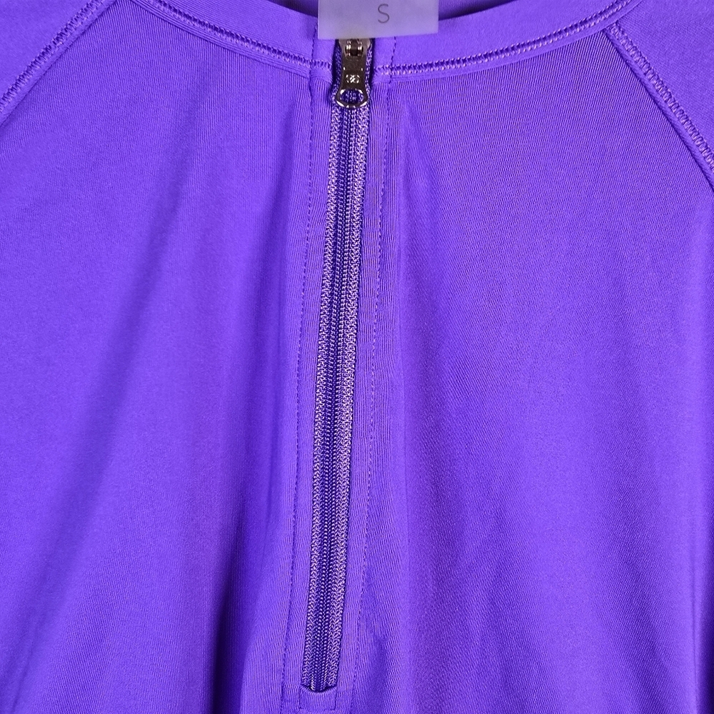 NWOT Calia By Carrie Underwood Purple Long Sleeve Quarter Zip Pullover Size S - Picture 6 of 9